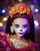 Лялька Барбі колекційна День мертвих Barbie Signature 2021 Dia De Muertos Doll (GXL27) - изображение 8