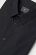 Рубашка Easy iron Slim Fit H&M M Черный (0781758003) - изображение 6