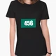 Футболка женская Номер 456 Ли Чжунг-Чжае Игра в кальмара (Squid Game) (8976-3362-1) S Черная - изображение 1