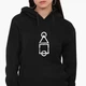 Худи женский Игровое поле Игра в кальмара (Squid Game) (8921-3375-2) Черный M - изображение 1