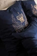 Постельное белье HISTROV ROYAL CROWN 200х220 Темно-синее 20101 - изображение 8