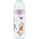Пляшечка для годування Nuk Diswin First Choice Plus з силіконовою соскою 300 мл Рожева (3952371) - зображення 1