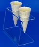 Подставка под мороженое PlasticMarket на 2 рожка (PR-186) - изображение 1