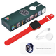 Смарт-часы Smart watch NB-PLUS RED , умные смарт часы (беспроводная зарядка, голосовой вызов) - изображение 4