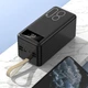 Power Bank iBattery YM-322 з ліхтариком на 80000 mAh black - зображення 1
