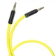 Кабель 3,5 на 3,5 HOCO UPA16 mini jack 3,5 mm AUX audio cable (1м). Yellow - изображение 4