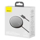 Беспроводное зарядное устройство BASEUS Simple Mini Magnetic Wireless Charger |Type-C cable 1.5m 15W|. Black - изображение 10