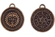 Кулон Амулет Сонця Semantic Jewelry Бронзове покриття 2.5 x 2.5 x 0.3 см - зображення 1