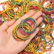 Еластичні гумки для грошей Rubber 200 шт 40х1,5 мм різнокольорові (sv0705) - зображення 1