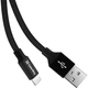Кабель ColorWay USB - Apple Lightning 2.4А 25 см Black (CW-CBUL048-BK) - изображение 2