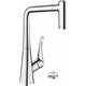 Смеситель для кухни Hansgrohe Metris Select 320 2jet Sbox с вытяжным изливом хром 73806000 - изображение 1