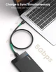 Кабель зарядный UGREEN US130 USB 3.0 AM / microUSB 3.0 1 м Black (10841) - изображение 2