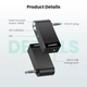 Bluetooth-адаптер Ugreen Беспроводной Bluetooth 5.0 адаптер приемник 3.5мм с микрофоном (30348) черный - изображение 6