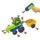 Конструктор Edu-Toys Трактор с шуруповертом 29 деталей разноцветный 30х30х20 см (701277) - изображение 7