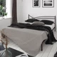 Кровать Гвоздика (Tenero) Черная 140х190 см 281188_02 - изображение 1