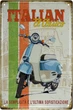 Металлическая табличка "Vespa (Italian El Clasico)" (ms-001849) - изображение 1