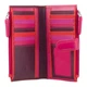 Жіночий шкіряний гаманець Visconti RB100 Bermuda c RFID (Plum Multi) - зображення 4