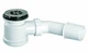 Сифон для душового піддону McALPINE HC26-CP, 40/50 мм, хром, чистка зверху - зображення 1