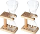 Бокал коллекционный для пива Pauwel Kwak 330ml с подставкой (Паувел Квак) Бельгия 2 шт - изображение 1