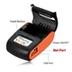 Мобильный термопринтер чеков для смартфона bluetooth Goojprt PT-120, pos принтер + чехол, оранжевый (eg-100620) - изображение 2