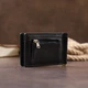 Портмоне кожаное Grande Pelle leather-11297 Черное - изображение 7