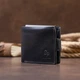 Мужское портмоне кожаное Grande Pelle leather-11323 Синее - изображение 8