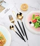 Набор столовых приборов Kitchen чёрный на 2 персоны - изображение 2