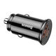 Умное автомобильное зарядное устройство Baseus Circular PPS 30Вт/12v Quick Charge 4.0 QC Black (CCALL-YS01) - изображение 5