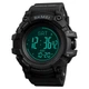 Оригинальные часы с компасом Skmei 1356 Compass Черные - изображение 2