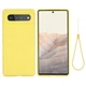 Силіконовий (TPU) чохол Deexe Silicone Case для Google Pixel 6 - Yellow - зображення 1