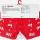 Детские колготки 3-9 месяцев хлопковые Conte Kids New Year 19С-96/1СП-556 62-74 см Красные (4810226551721) - изображение 2