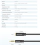 Кабель Vention Audio 3.5 мм 3 м Black Metal Type (BHBBI) (6922794740785) - изображение 8