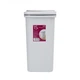 Ведро для мусора 15 л с крышкой пластиковое MVM BIN-04 15L GRAY - изображение 1
