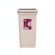 Відро для сміття 10 л із кришкою пластикове MVM BIN-04 10L BEIGE - зображення 1
