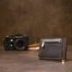 Зажим для денег мужской кожаный Grande Pelle leather-11473 Темно-коричневый - изображение 7