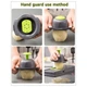 Овочерізка ручна Veggie Slicer 14в1 універсальна - Багатофункціональний мультислайсер – кухонна терка для нарізки овочів та фруктів з насадками та контейнером, Сірий із зеленим (D-2019090835) - зображення 3