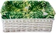 Кошик стелажний Natural House Tropics 34х25х15 см Білий (EW-82 M) - зображення 1