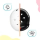 Дитячий захисний шолом Kinderkraft Safety White (KASAFE00WHT0000) (5902533918195) - зображення 20