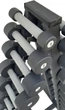 Гантельный ряд RN-Sport со стойкой 1-10 кг Чёрный (black-1.10) - изображение 3