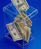 Ящик для пожертвований PlasticMarket 1,5 литра, без замка, под формат А6 (PR-205) - изображение 3