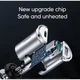 Автомобільний зарядний пристрій Joyroom C-A45 20W Mini 2-port ring-pull fast car charger, сірий - зображення 1