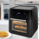 Мультипечь аэрофритюрница CLATRONIC FR 3747 H Hot Air Fryer (11л, 9 програм, 1,5 Квт, Німеччина) - зображення 3