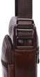 Мужская сумка кожаная Laras K102610 Brown (ROZ6300004237) - изображение 6