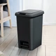 Відро для сміття MVM з кришкою та педаллю BIN-01 30 л Антрацит (BIN-01 30 л ANTHRACITE) - изображение 2