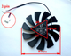 Вентилятор ONG HUA для відеокарти MSI HA9010H12F-Z 2-pin (№42) - зображення 3