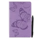 Защитный чехол Deexe Butterfly для Samsung Galaxy Tab A7 Lite (T220/T225) - Purple - изображение 2
