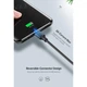Дата кабель USB 2.0 AM to Type-C 1.0m US287 Black Ugreen (60116) - изображение 4