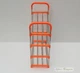Полиця для взуття Shoe Rack SNZ4 помаранчевого кольору на 4 яруса - зображення 3