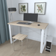 Письменный стол Ferrum-decor Драйв 750x1400x600 Белый металл ДСП Дуб Сонома 32 мм (DRA186) - изображение 3