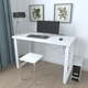 Письменный стол Ferrum-decor Драйв 750x1400x600 Белый металл ДСП Белый 32 мм (DRA183) - изображение 1